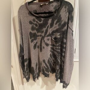 Peach Love California Charcoal and Ash Sweater